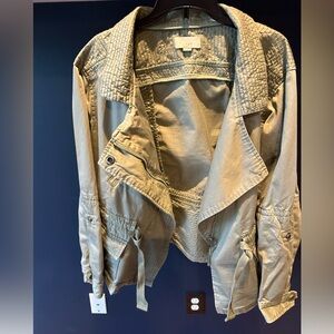 LOFT army green utility jacket sz S